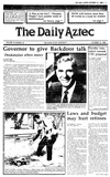The Daily Aztec: Wednesday 10/15/1986