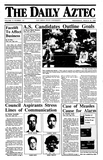 The Daily Aztec: Wednesday 03/29/1989