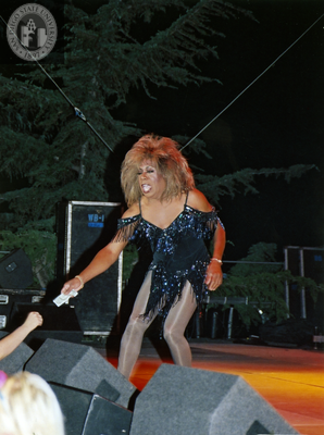 Tina Turner impersonator at Pride Festival, 2001
