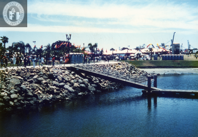 Long Beach Gay Pride Festival grounds and aquatic park, 1989