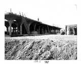 West elevation, Aztec Center construction site, 1967