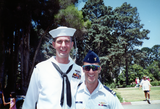Greg and someone from the Coast Guard, 1992