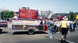 San Diego Gay Men's Chorus float in Pride parade, 1996