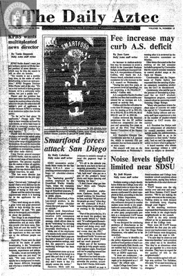The Daily Aztec: Friday 09/14/1990