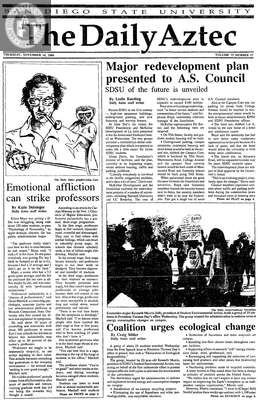 The Daily Aztec: Thursday 11/16/1989