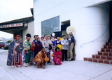 Group photograph in front of The San Diego LGBT Center, 1993