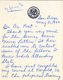 Letter from Kenneth Hill, 1942