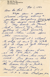 Letter from Frank W. Crane Johnson, 1942