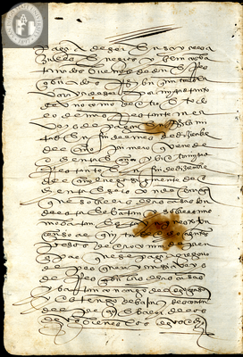 Urrutia de Vergara Papers, back of page 92, folder 8, volume 1