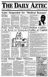 The Daily Aztec: Thursday 03/02/1989