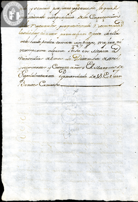 Urrutia de Vergara Papers, back of page 24, folder 3, volume 1, 1614