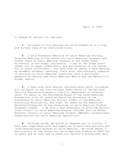 Affidavit for political asylum for a Honduran, 2009