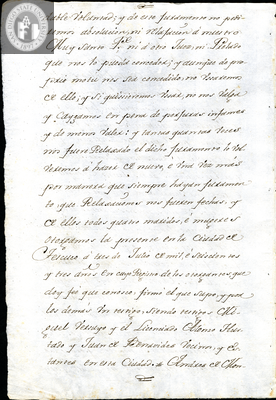 Urrutia de Vergara Papers, back of page 50, folder 7, volume 1, 1611