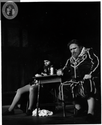 Bob Symonds and James Gavin in The Merry Wives of Windsor, 1951