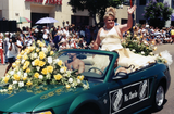 Ms. Cherie "Detour" car in Pride parade, 1999