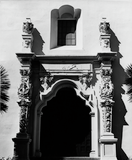 Facade of building in Balboa Park, 1958