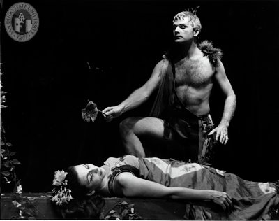 Unidentified actor and actress in A Midsummer Night's Dream, 1963