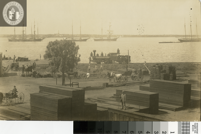 Harbor and docks, 1890