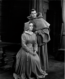 Margaret Nash and an unidentified actor in Measure for Measure, 1964