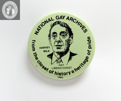 "National Gay Archives:  Harvey Milk gay liberationist," 1980