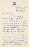 Letter from Willard C. Barbour, 1943