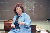 Instructor in class, 1996