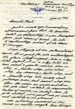 Letter from Richard Fredrick Brewer, 1943