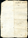 Urrutia de Vergara Papers, back of page 99, folder 18, volume 2