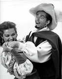 Dee More and another actor in The Taming of the Shrew, 1955