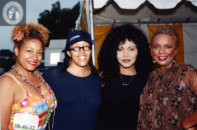 Performers backstage at Pride Festival, 1998