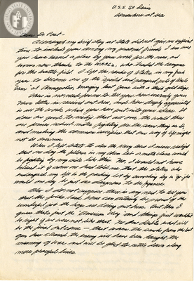 Letter from William M. Goode, 1942