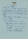 Letter from Alfred Rhodes, 1942