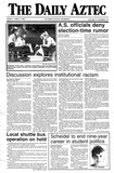 The Daily Aztec: Friday 04/08/1988