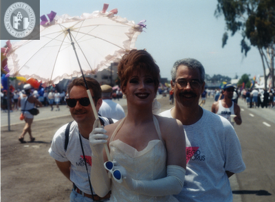 San Diego Men's Chorus with Drag Queen, 1996