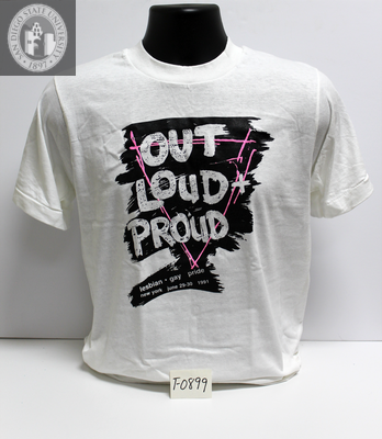 "Out, Loud + Proud, New York Lesbian Gay Pride," 1991