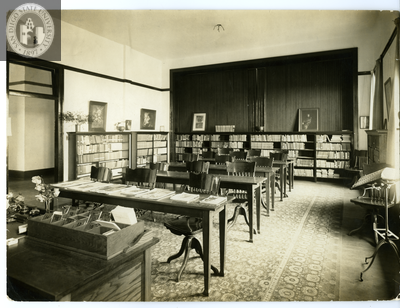 Library and study hall, 1905