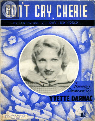 Don't cry, Cherie, 1941
