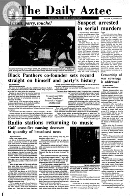 The Daily Aztec: Monday 03/04/1991