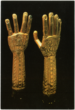 Golden gloves or arms from Peru