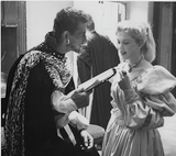 Gerald Charlebois and Donna Wegner in Othello, 1954