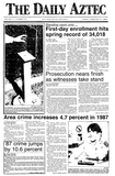 The Daily Aztec: Friday 02/05/1988