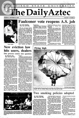 The Daily Aztec: Thursday 09/28/1989