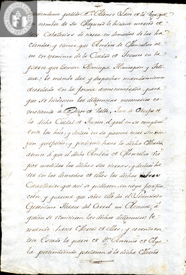 Urrutia de Vergara Papers, back of page 44, folder 7, volume 1, 1611