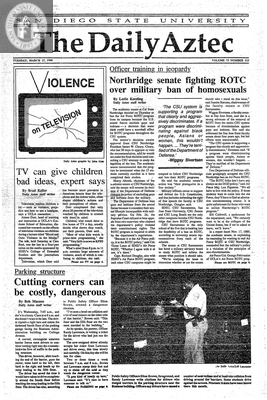 The Daily Aztec: Tuesday 03/27/1990