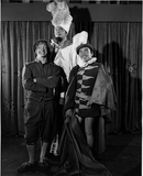 Three unidentified actors in The Merchant of Venice, 1954