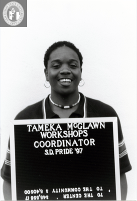 Tameka McGlawn, Workshops Coordinator, 1997