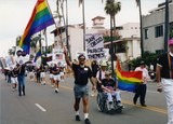 Members of Lesbian and Gay Historical Society of San Diego in Pride Parade