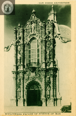 Sculptured facade, Exposition, 1935