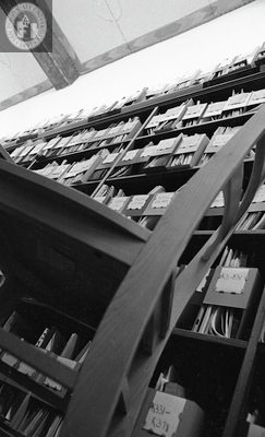 Library stacks of government documents
