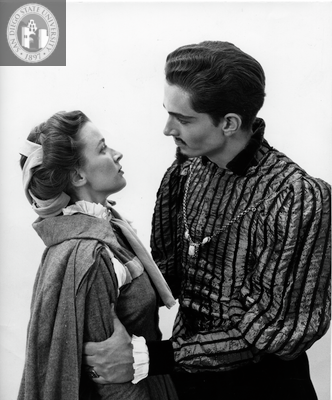 Astrid Willsrud and Michael Ebert in Measure for Measure, 1955
